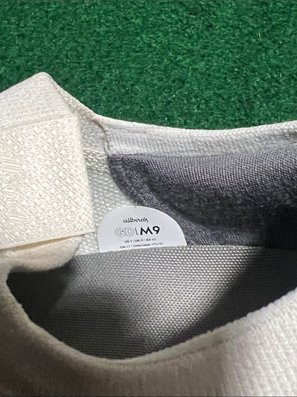 allbirds cream and khaki golf shoes - Picture 2 of 6